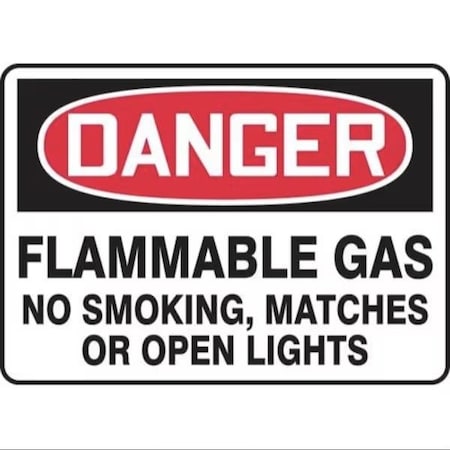 Accuform OSHA DANGER SAFETY SIGN FLAMMABLE MCHL273VS MCHL273VS